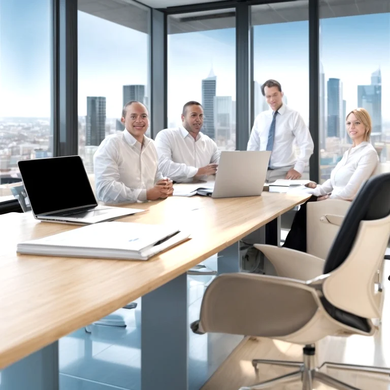 Focused leadership discussion among executives